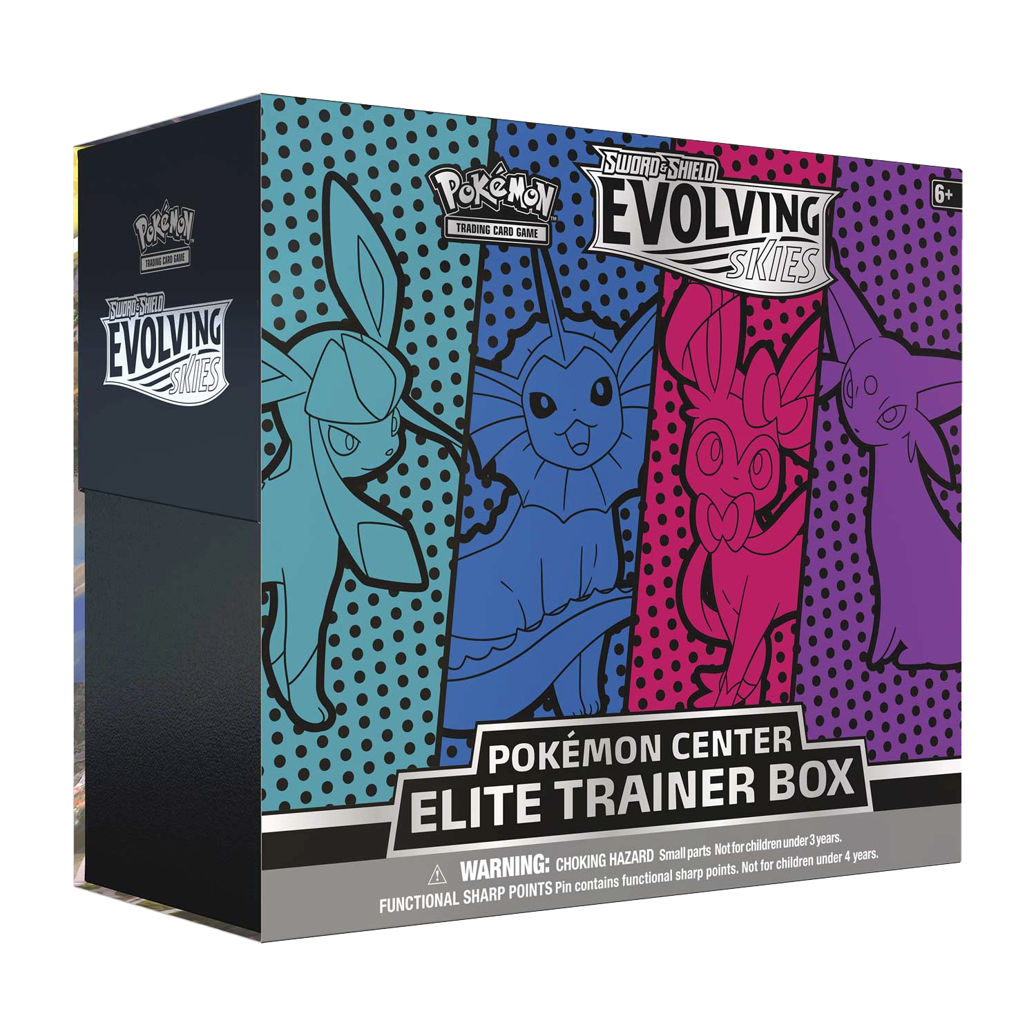 Evolving Skies Pokemon Center Elite Trainer Box [Glaceon/Vaporeon/Sylveon/Espeon]