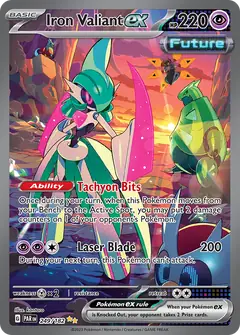 iron thorns pokemon card price All iron-thorns Cards & Prices Pokémon with a Rule Box in play (both yours and your opponents) have no Abilities 2024 Pokémon Iron Thorns Holo