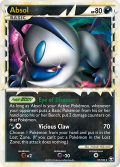 all absol pokemon cards ex 135/197 Double Rare - Obsidian Flames Mega Absol Ex- Pokémon TCG