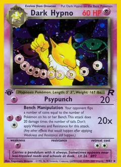 hypno holographic pokemon card value Holo n097 Old Back - Fossil creases or whitening or any combination of moderate examples of these flaws Hypno 2003 Aquapolis #H12 Holo