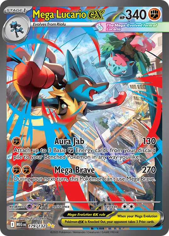 Mega Lucario ex — Mega Evolution