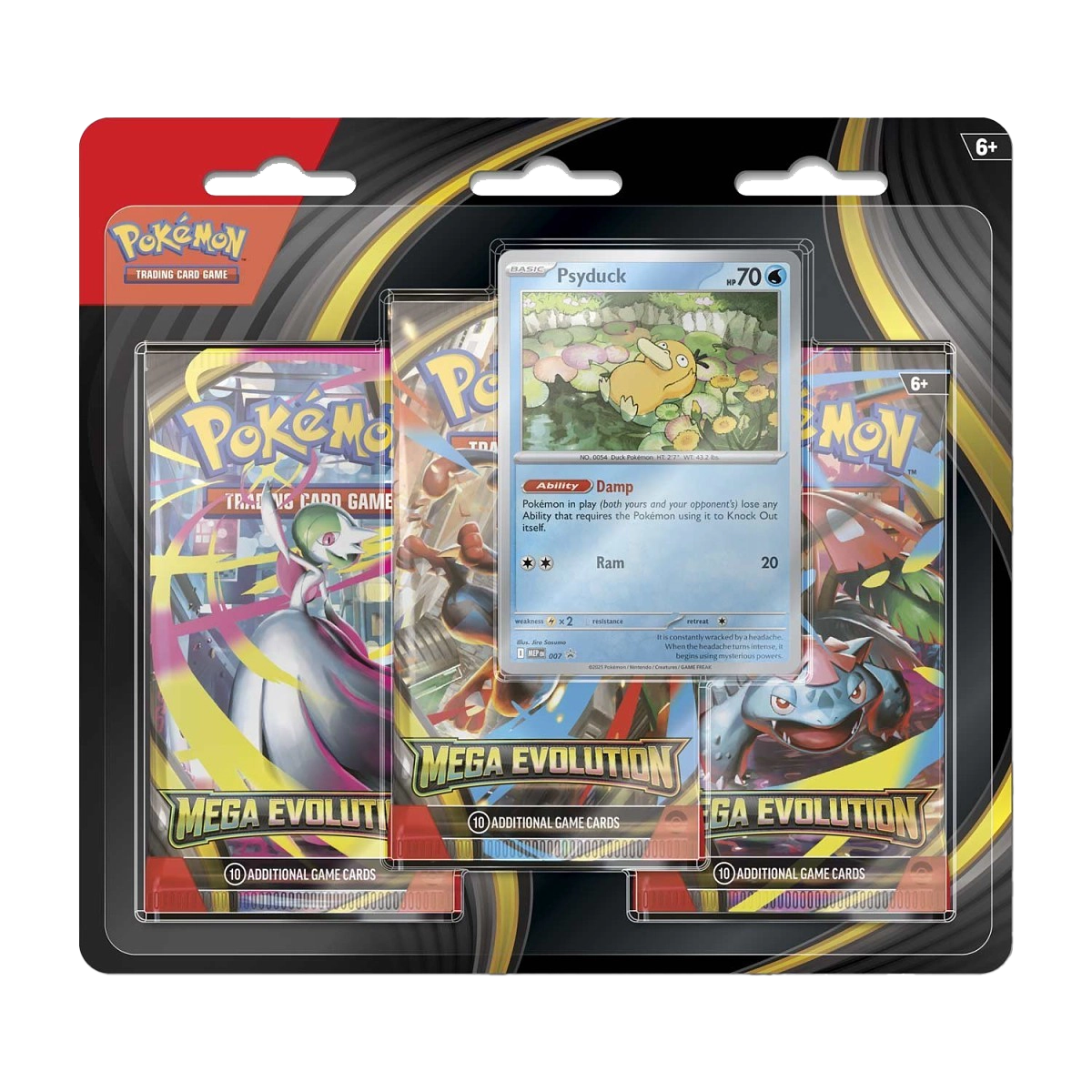 Mega Evolution 3 Pack Blister: Psyduck