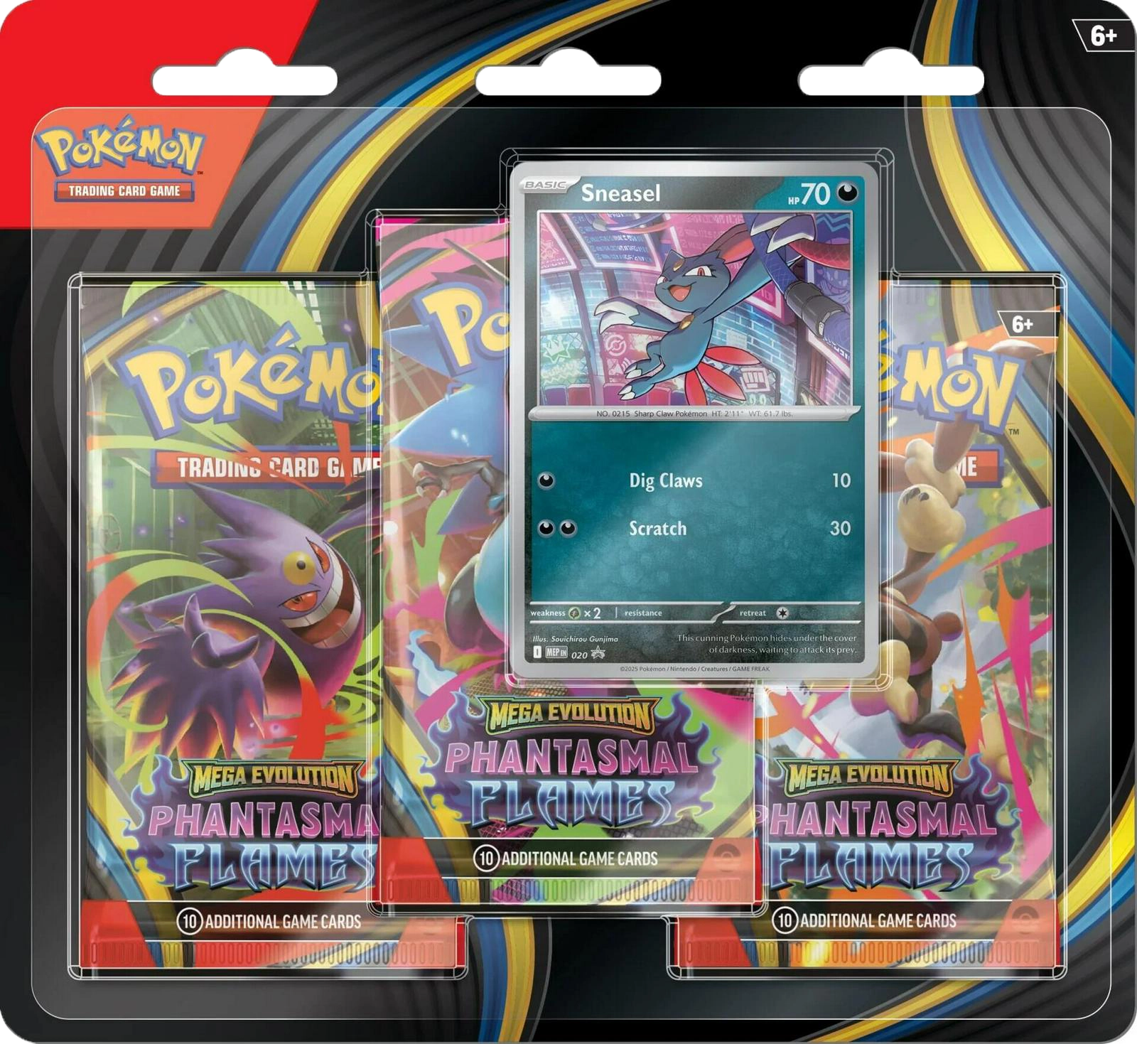 Phantasmal Flames 3 Pack Blister: Sneasel