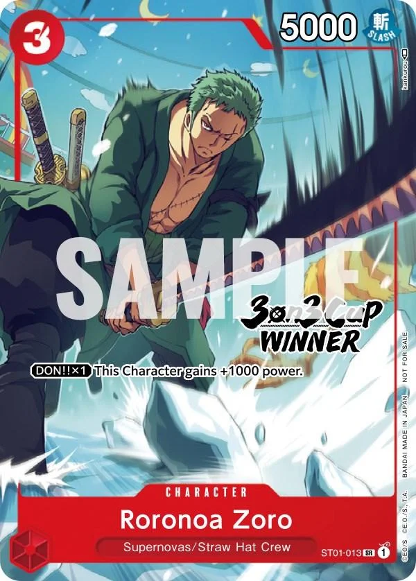 Roronoa Zoro [Winner] — Starter Deck 1: Straw Hat Crew