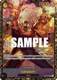 Sakazuki [Championship] — One Piece English Promo
