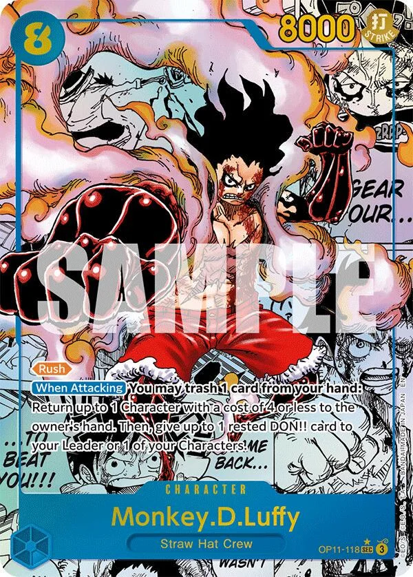 RX6700XT マイニング落ち ７枚セット luffy CGC 10 GEM MINT Japanese ONE PIECE 2024 Monkey D. Luffy OP07-109