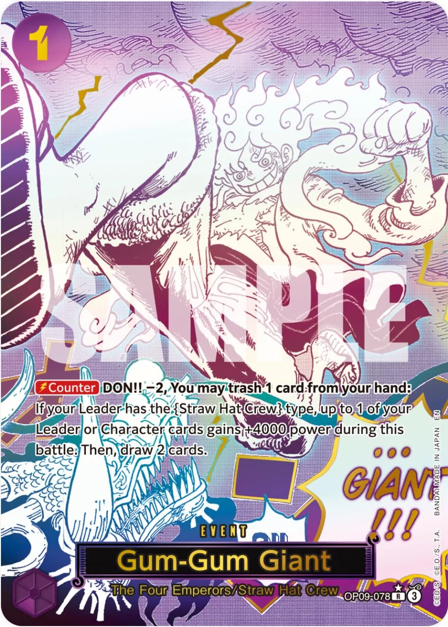 Gum-Gum Giant [Alternate Art PRB-02] — Premium Booster 2