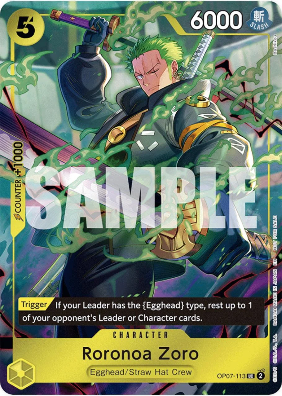 Roronoa Zoro [One Piece Day Dallas] #OP07-113 Price - Promo | Pack