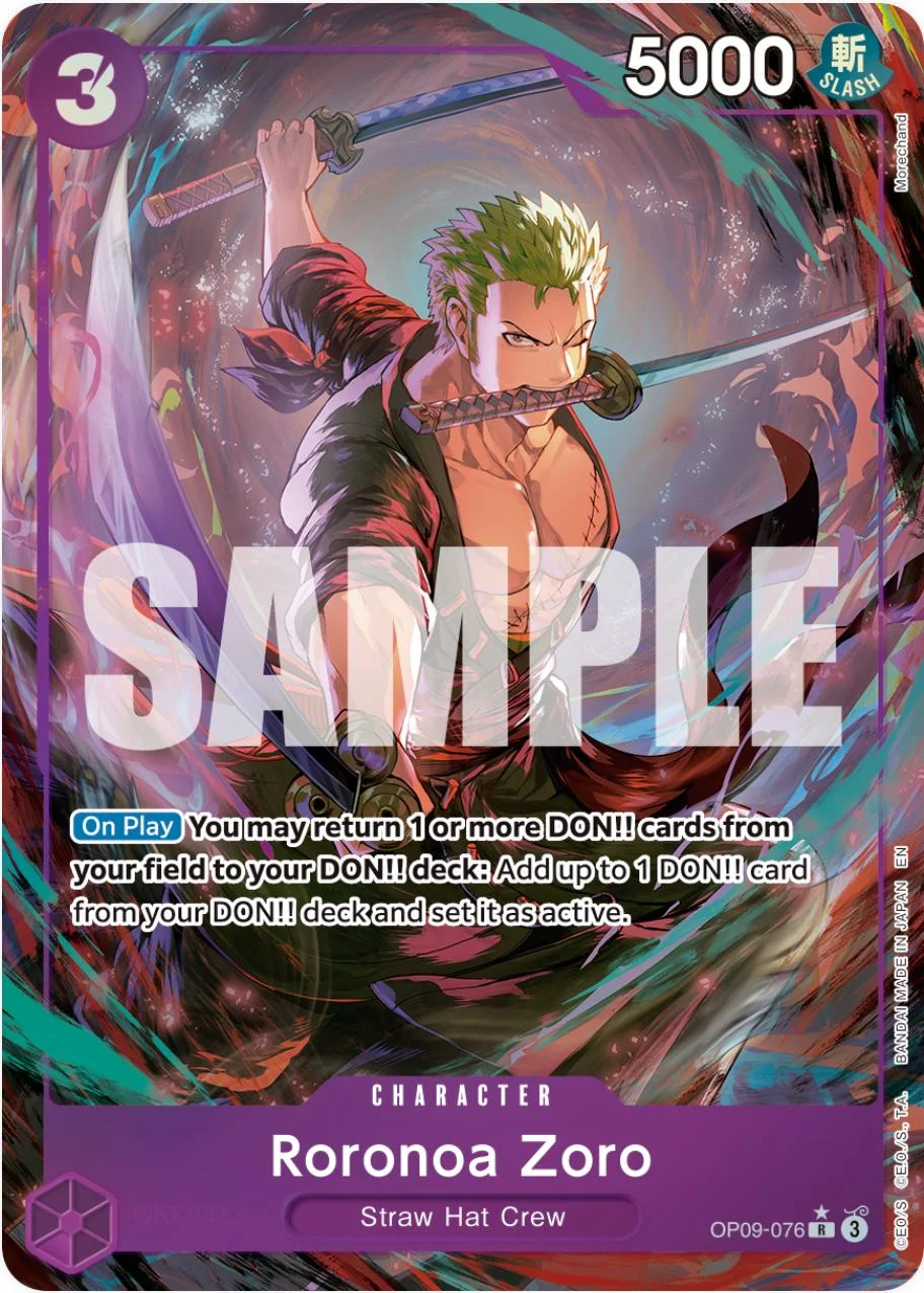 Roronoa Zoro [Alternate Art PRB-02] — Premium Booster 2