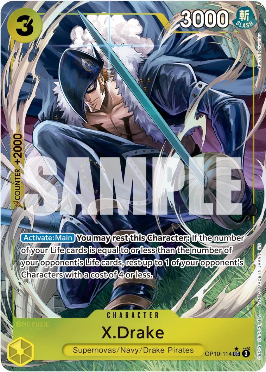 X.Drake [Alternate Art PRB-02] — Premium Booster 2