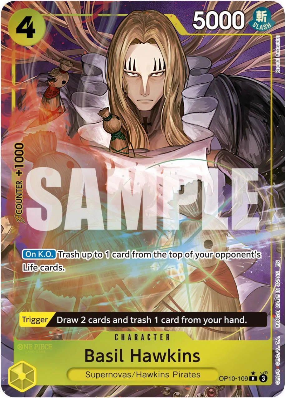 Basil Hawkins [Alternate Art PRB-02] — Premium Booster 2