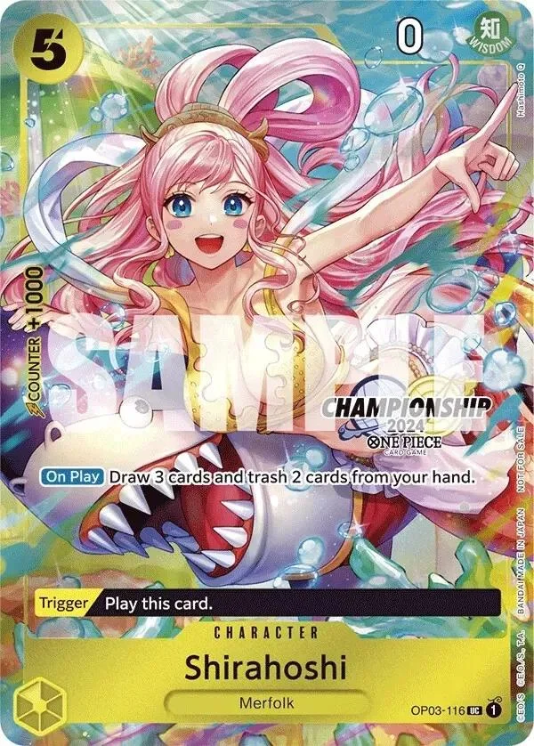 Shirahoshi [Championship 2024] #OP03-116 Price - Promo | Pack Magik
