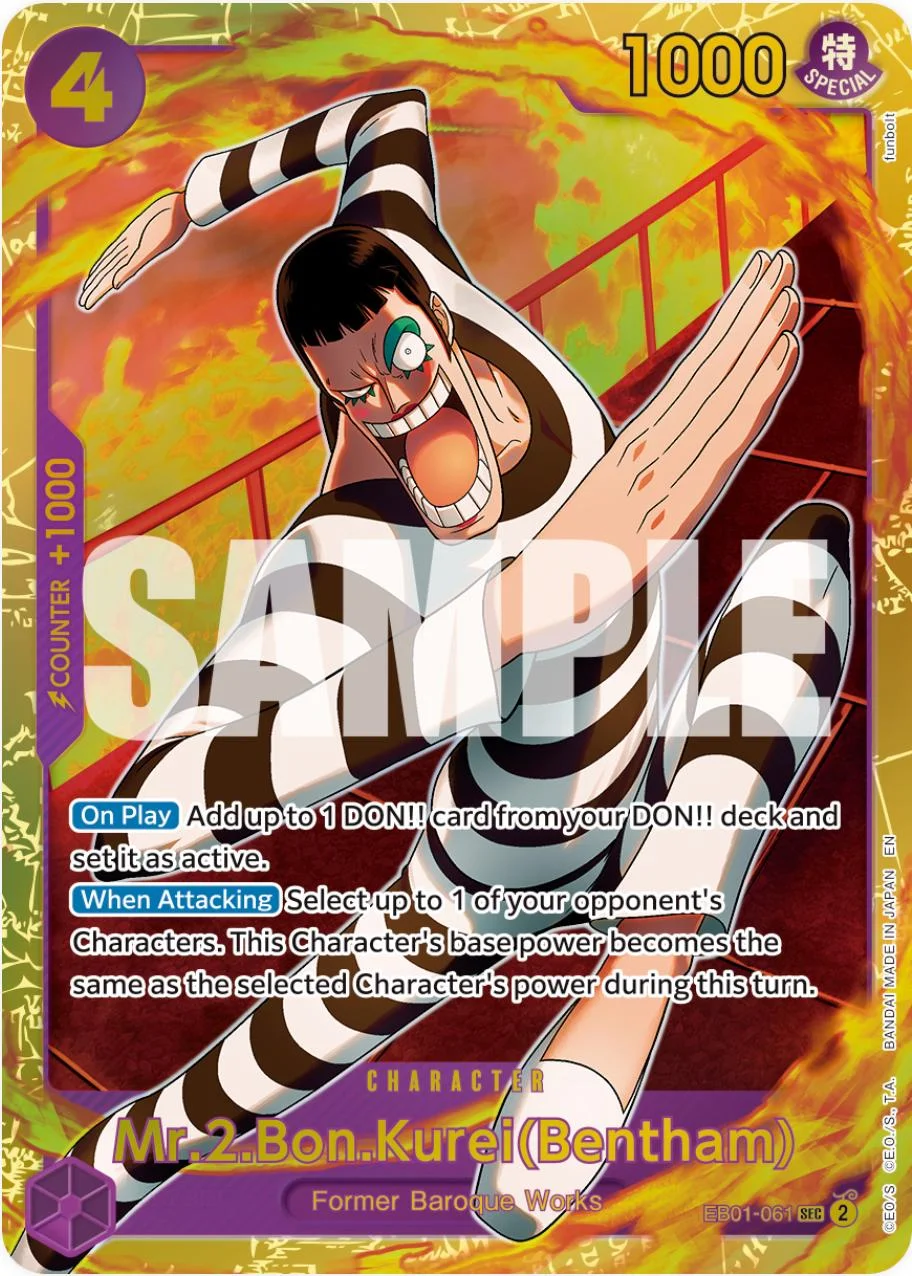 Mr.2.Bon.Kurei(Bentham) [PRB-02] — Premium Booster 2