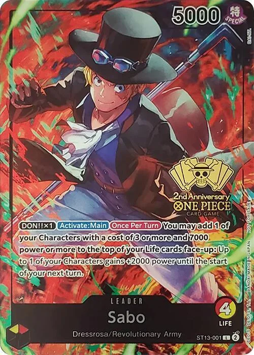Sabo [2nd Anniversary] Price - Promo [Japanese] | Pack Magik