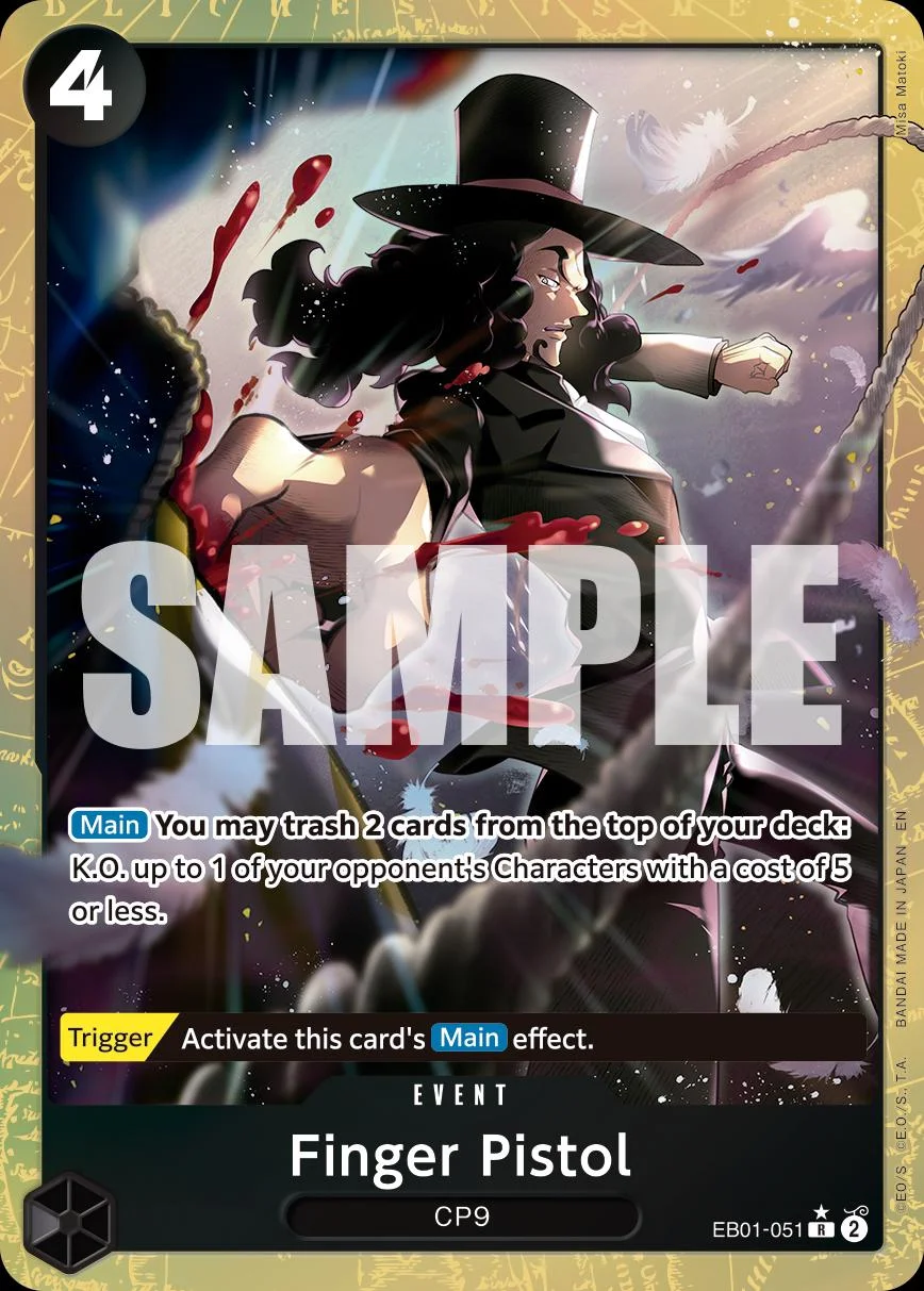 Finger Pistol [Alternate Art PRB-02] — Premium Booster 2