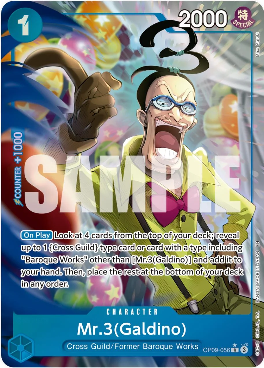 Mr.3 Galdino [Alternate Art PRB-02] — Premium Booster 2