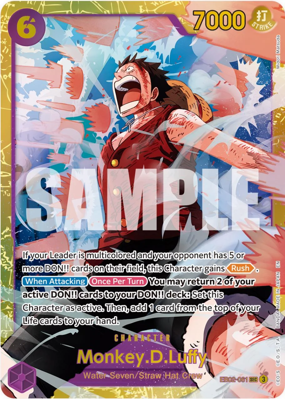 Monkey.D.Luffy [PRB-02] — Premium Booster 2