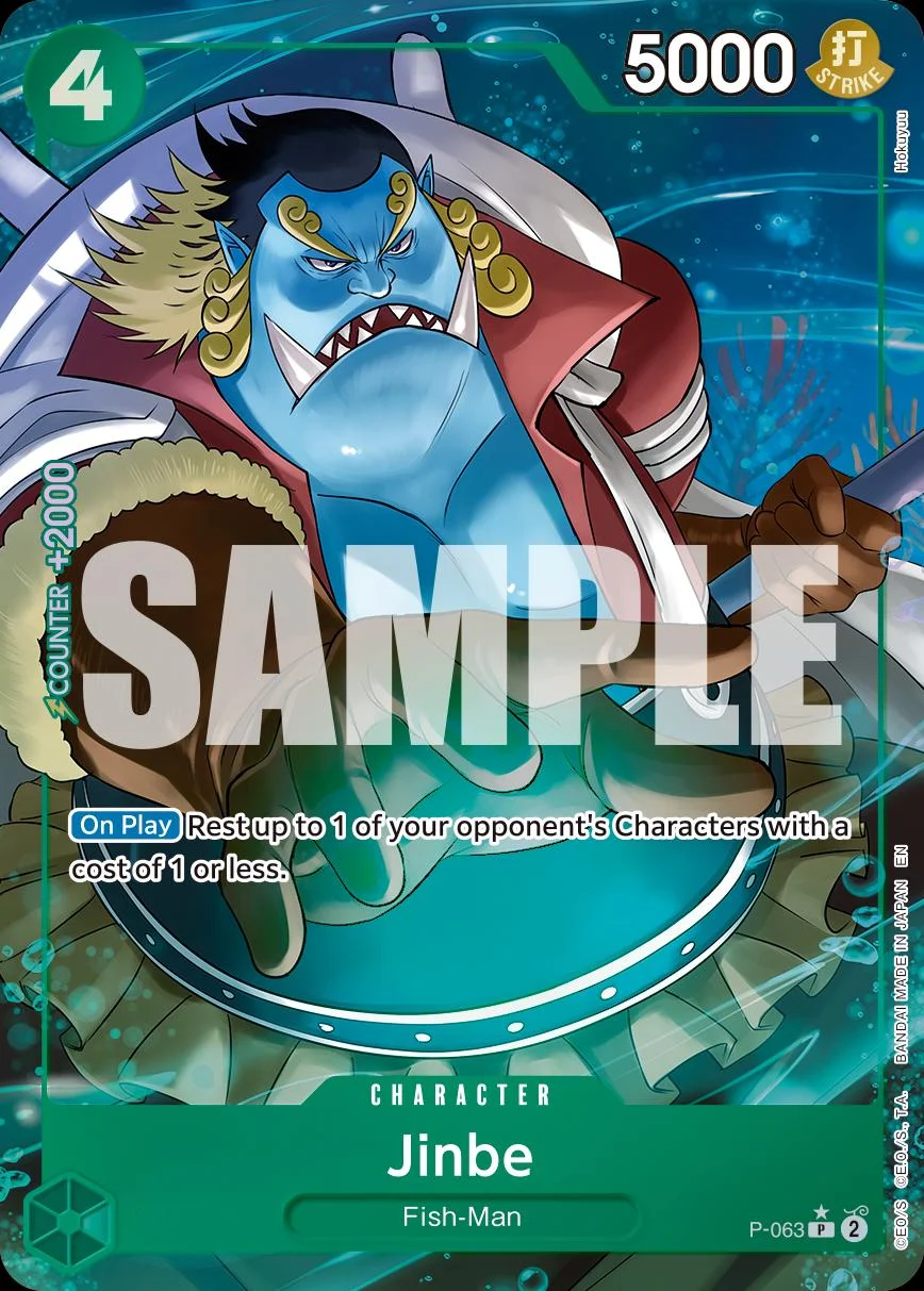 Jinbe [Alternate Art PRB-02] — Premium Booster 2