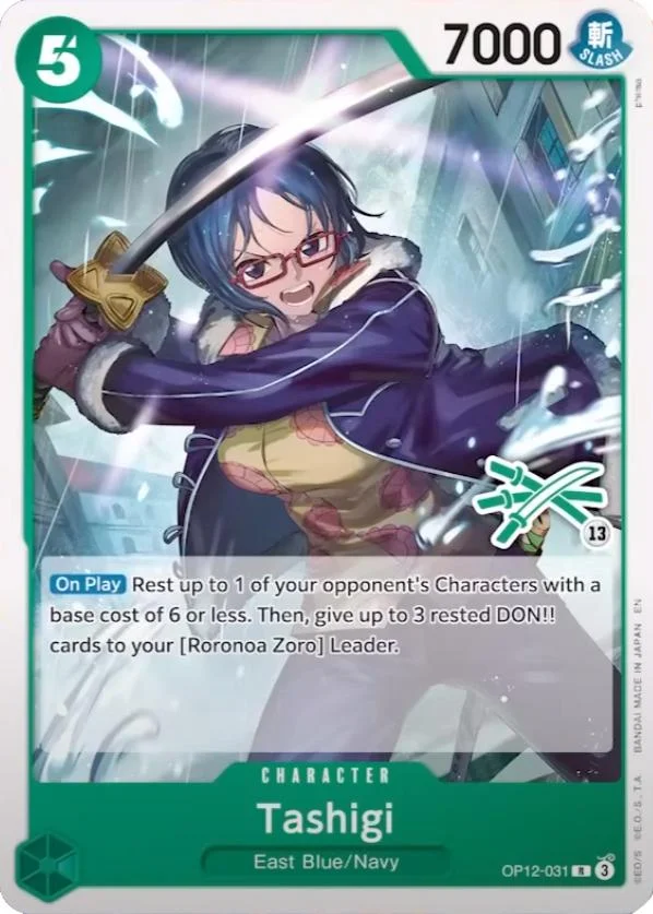 Tashigi #OP14-029 Price - Azure Sea's Seven [Japanese] | Pack Magik