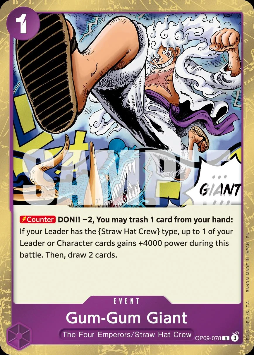 Gum-Gum Giant [PRB-02] — Premium Booster 2