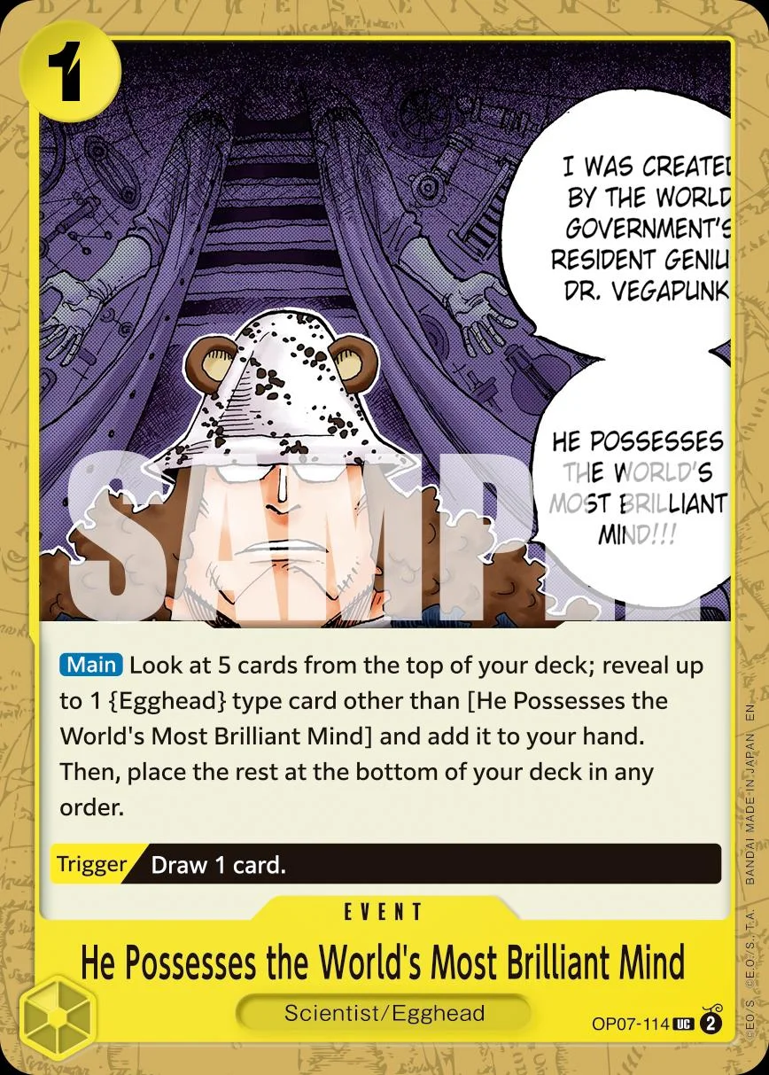 He Possesses The World's Most Brilliant Mind. [PRB-02] — Premium Booster 2