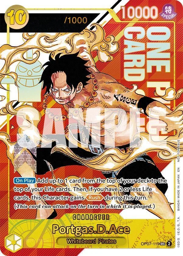 Portgas.D.Ace [Top Prize] — Promo