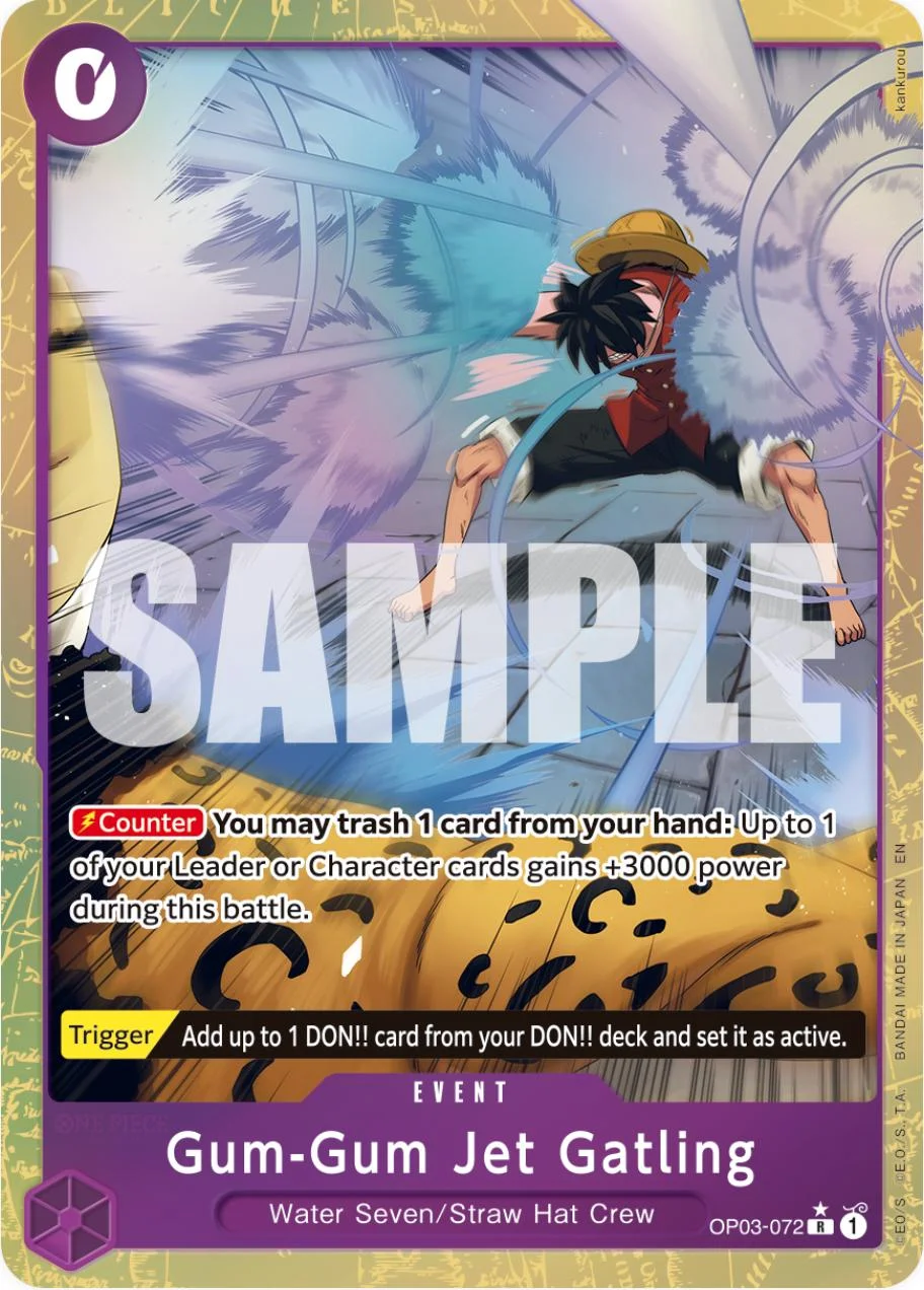 Gum-Gum Jet Gatling [Alternate Art PRB-02] — Premium Booster 2